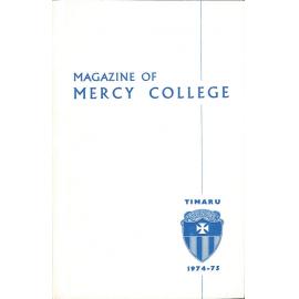 Magazine of Mercy College 1974-1975