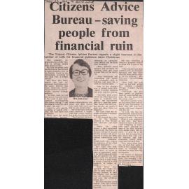 Citizens Advice Bureau - saving people from financial ruin