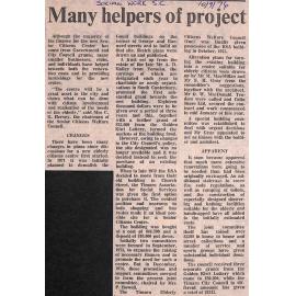 Many helpers of project