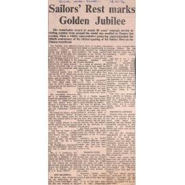 Sailors' Rest marks Golden Jubilee
