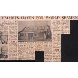Timaru's Haven For World Seamen