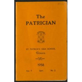 The Patrician: St Patrick's High School Timaru 1958 Vol. 7 No.2