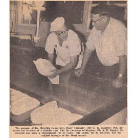 Cheese Cheque Worth $520,000 a Year to District Farmers