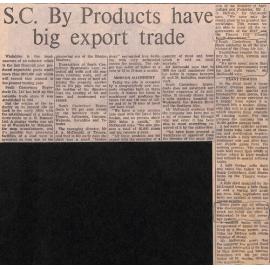 SC By Products have big export trade