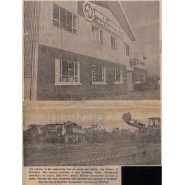 The exterior of the engineering firm of Annett and Darling at Washdyke