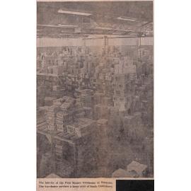 The interior of the Four Square warehouse at Washdyke