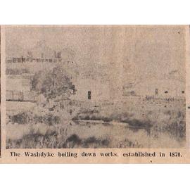 The Washdyke boiling down works