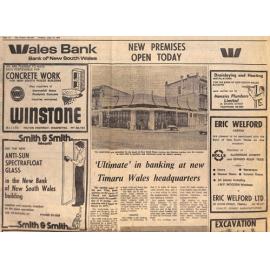 New Premises Open Today: 'Ultimate' in banking at new Timaru Wales headquarters