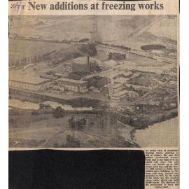 New additions at freezing works