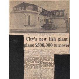 City's new fish plant plans $500,000 turnover
