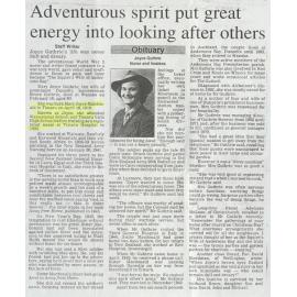 Obituary: Joyce Guthrie- Adventurous spirit put great energy into looking after others