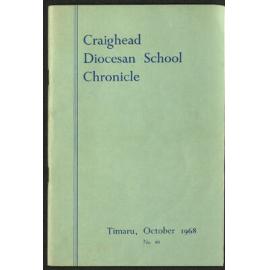 Craighead Diocesan School Chronicle no.48  1968