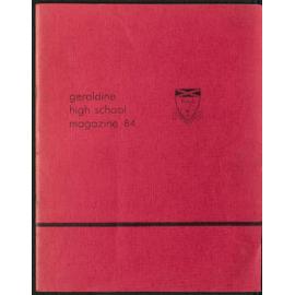 Geraldine High School magazine 1984