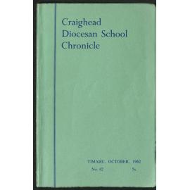 Craighead Diocesan School Chronicle no.42 1962