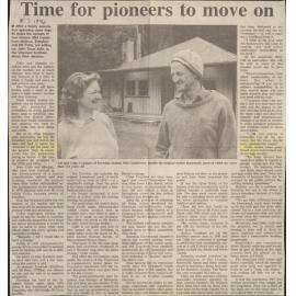 Time for pioneers to move on