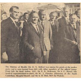 Hospital Boards System Attracts Dedicated Men': Health Minister at Timaru Hospital