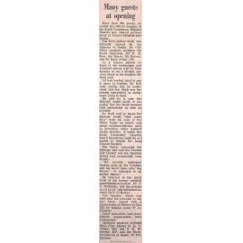 Many guests at opening