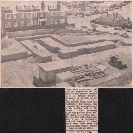 These deep excavations will take the foundations for the massive new clinical services block at Timaru Hospital