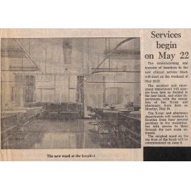 Services begin on May 22