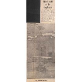 More staff to be employed