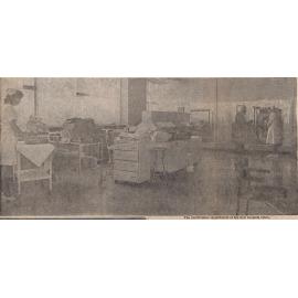 Early building rows at hospital