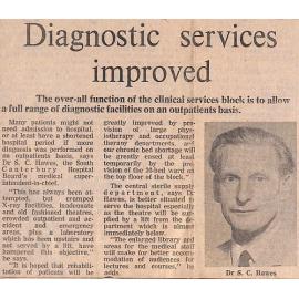Diagnostic services improved