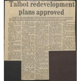 Talbot redevelopment plans approved