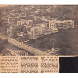 The new four storeyed Jean Todd maternity annexe