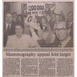 Mammography appeal hits target