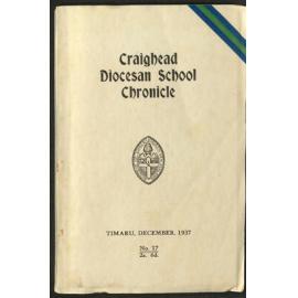 Craighead Diocesan School Chronicle no.17 1937