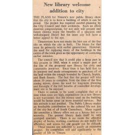 Editorial: New library welcome addition to city