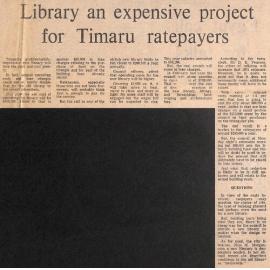 Library an expensive project