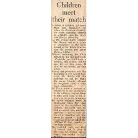 Children meet their match