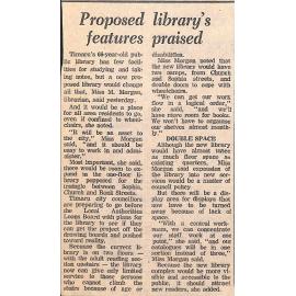 Proposed library's features praised