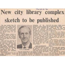 New city library complex sketch to be published