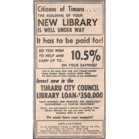 Timau City Council library load advertisement