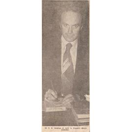 First male librarian in Timaru past novelty stage