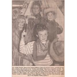 The 'Wildly Western' theme at the Timaru Children's Library has proved a winner