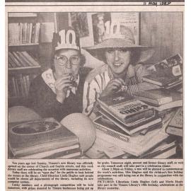 Timaru Library's 10th birthday celebrations