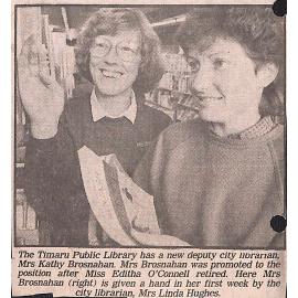 The Timaru Public Library has a new deputy city librarian