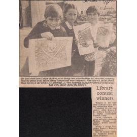 Library contest winners