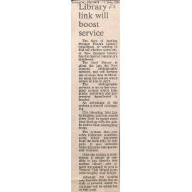 Library link will boost service