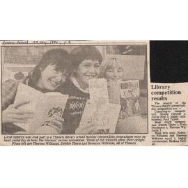 Library competition results