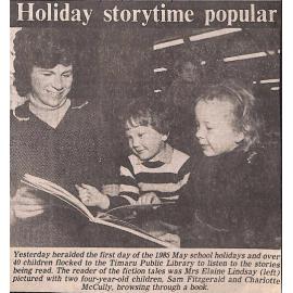 Holiday storytime popular