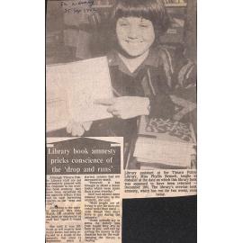 Library book amnesty pricks conscience of the 'drop and runs'