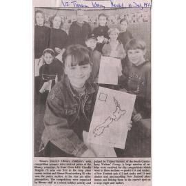 Timaru District Library children's area competition winners