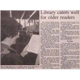 Library caters well for older readers
