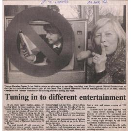 Tuning in to different entertainment