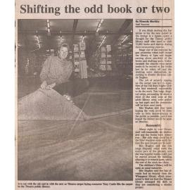 Shifting the odd book or two