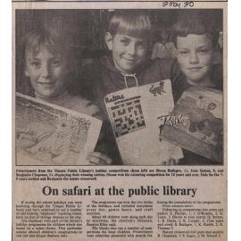 On safari at the public library